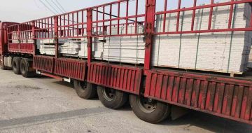 蚌埠 白麻荔枝面外墙干挂，工厂装车日常