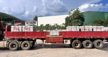 蚌埠 芝麻灰花岗岩地铺石出货日常