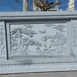 蚌埠 芝麻白大型照壁，屏风，影壁