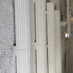 蚌埠 花岗岩厂家带你看白麻花岗岩门楼大柱柱皮