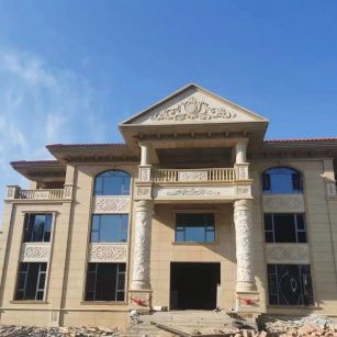 蚌埠 黄金麻花岗岩别墅外墙干挂