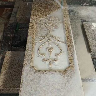 蚌埠 黄金麻花岗岩异形加工雕刻栏杆大柱