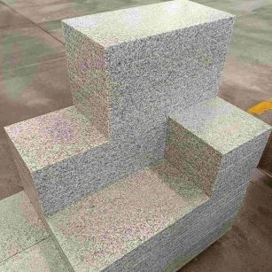 蚌埠 白麻花岗岩荔枝面地铺石