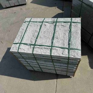 蚌埠 白麻花岗岩石材自然面蘑菇石成品