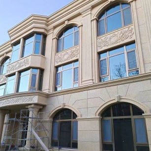 蚌埠 黄金麻花岗岩别墅外墙干挂