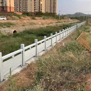 蚌埠 白麻河道栏杆效果展示图