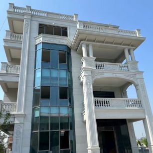 蚌埠 白麻花岗岩别墅外墙干挂效果展示