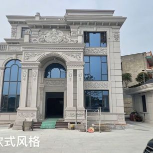 蚌埠 白麻花岗岩别墅外墙干挂