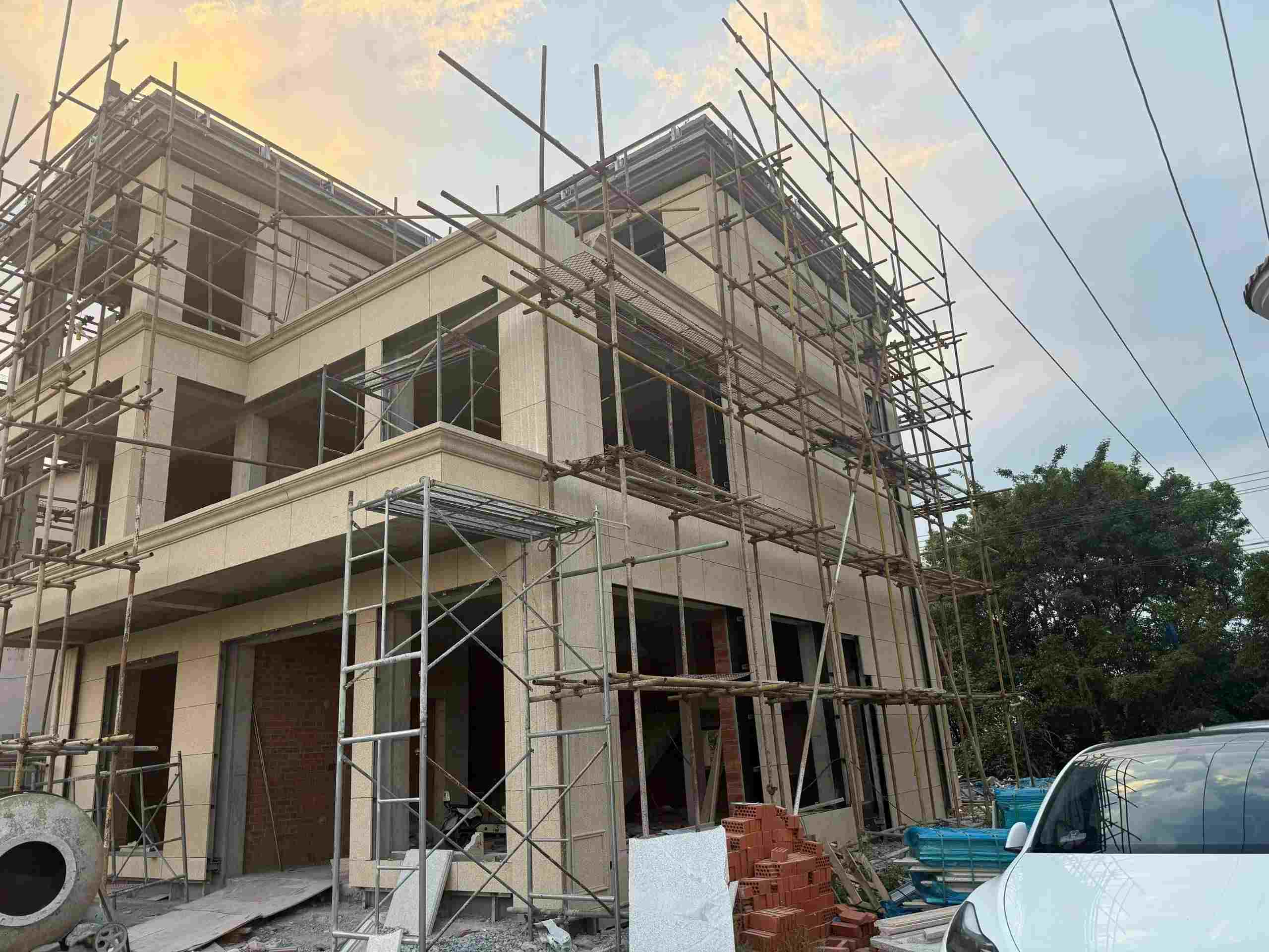 蚌埠 黄金麻荔枝面花岗岩外墙干挂