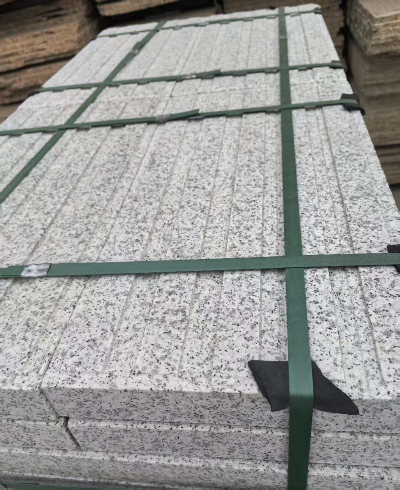 蚌埠 白麻花岗岩直行盲道石，盲条，地铺石