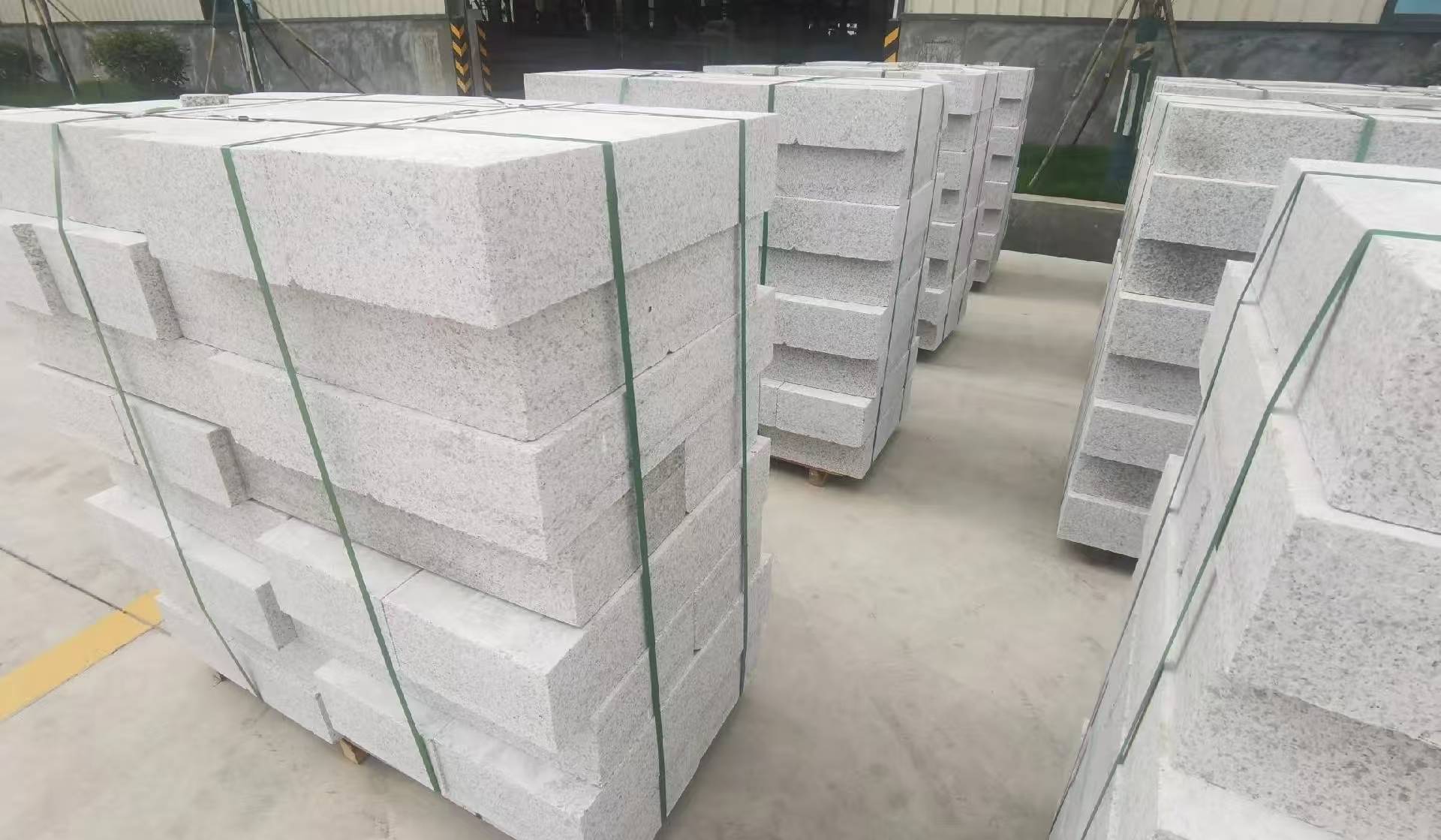 蚌埠 白麻花岗岩路沿石，立缘石，平缘石，路牙石，道牙石，马路牙子等